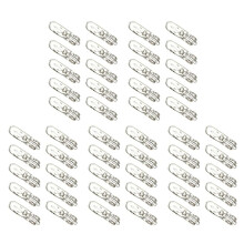 50X T5 286 12V 2W Bulb Lamps Halogen Bulb Car Instrument, Yellow