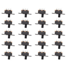 20 Pcs 50V 0.5A 3 Pin 2 Position /OFF 1P2T SPDT Slide 3 Pin
