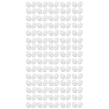 75 Paires de Plaquettes Rondes de Nez de Silicone Lunettes PUSH IN
