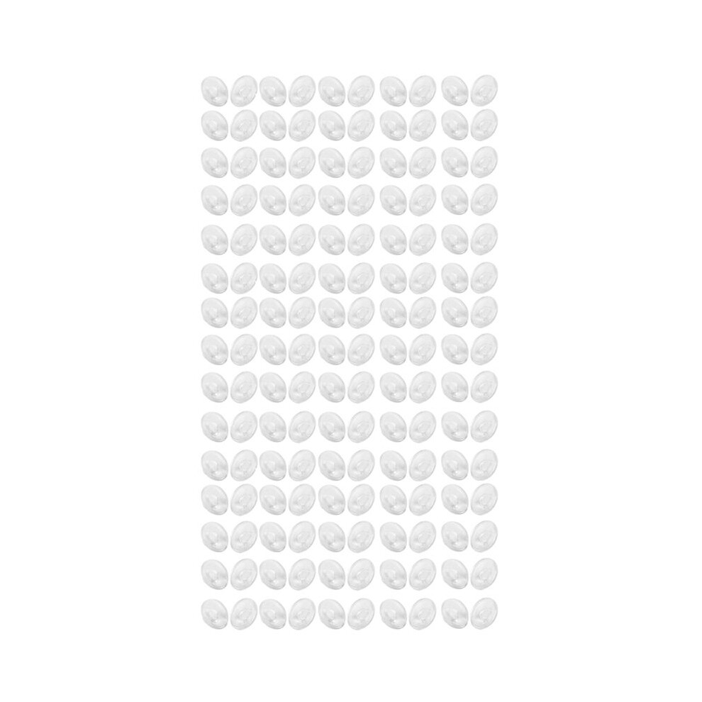 75 Pairs of Silicone Eyeglass Nose Pads Push in Round 9mm