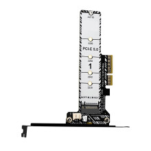 M.2 NVMe PCIe 5.0 Solution Support Multiple-full height baffle