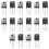 8 Pair A1941 + C5198 10A 200V Power Amplifier Silicon Transistor 1
