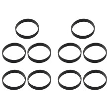10X Mode Silikon Gummi Elasticitet Armband Armband Manschett Armband Svart