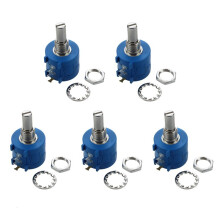 5X 3590S-2-502L 5K Ohm 10-Turn Roterende Draadgewonden Precisiepotentiometer