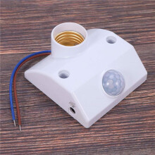 4X Base Socket IR Lamp Bulb Movement Detector