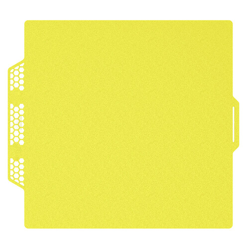 Steel Build Plate Replacement for X1 3D Printer Plate-Yellow