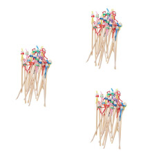 Bamboo Japanese Doll Ear Wax Pick Spoons Earwax Remover 60pcs