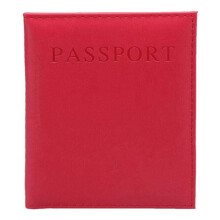 Leather Credit Card Holder and Passport Cover, Slim Travel Wallet for Men, Black