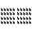 40Pcs 10A AC 250V 5mm X 20mm Panel Mounted Plastic Fuse Holder Socket 1