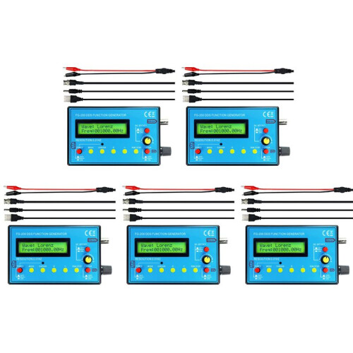 5X FG-200 DDS Function Signal Generator Frequency Counter 0.01Hz -500KHz Signal Source Module