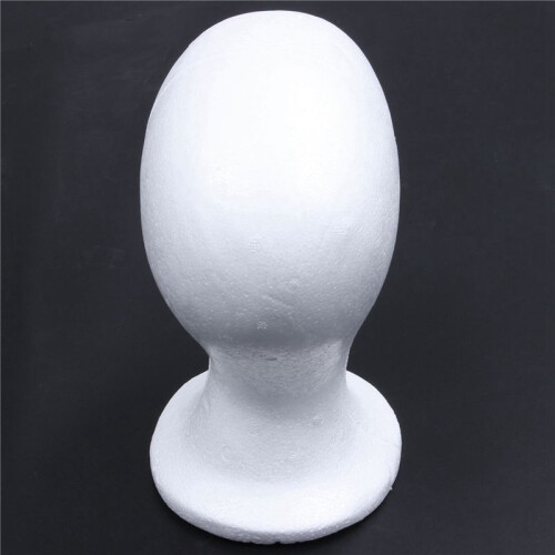 8X Female Foam Mannequin  Model Hat Wig Display Stand Rack White 2