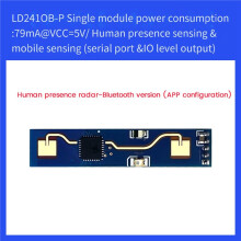 3X LD2410B 24GHz Human Presence Sensing Module mit BT 5V LD2420 Millimeterwellen-Bewegungsschaltersensor