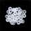 250Sets White Toy Doll Making  Joints 20mmx20mm 20mmx5mm 8