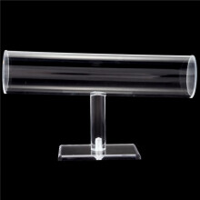 3X Pulseira/Pulseira/JóIas/RelóGio/AdereçOs Suporte de ExibiçãO Suporte de Barra em T, Transparente