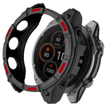 Watch Case for Garmin Fenix 8 51mm Solar, Soft TPU Bumper, AntiDrop Protective Cover