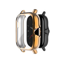 2Pack Screen Protector Case Rose Gold TPU UltraThin Protective Cover with Full Fit for Amazfit GTS 3