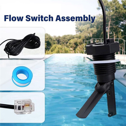 2X Flow  Assembly Replacement Kit for /Goldline Aquarite Salt Systems, Flow Sensor with  Salt Cell 1