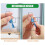 6pcs Quick Release Detachable Keychain, Double Rings Pull Apart Keychain, Spring Split Snap Seperate Keychain 3