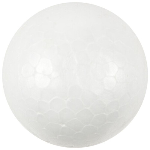 50 X Christmas Decoration Modelling  Polystyrene Foam  Sphere 6cm---White 1
