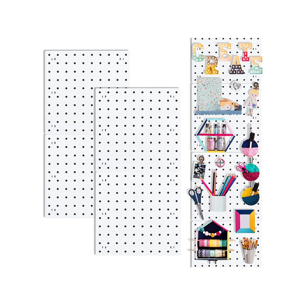 Pegboards, Pegboard Wall Organizer Panels, Peg Boards For Wall, Room, Kitchen, Garage, Living Room,(16Pcs) 6031643779200