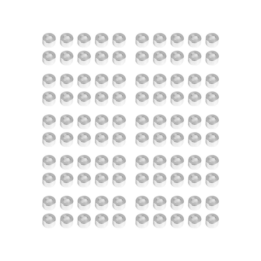 100X Aluminum Column Flat Gasket Bushing 6Mm Aluminum Bushing Aluminum Barrier 3D Printer Accessories For 6034185754124