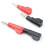 100 Sets Retractable Sheath 4Mm Banana Plug Connectors Stackable Wire Solder Multimeter Test Leads Ends Plugs Adapter 2