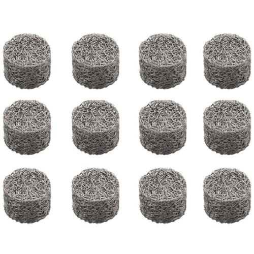 12Pcs Stainless Steel Pressure Car Washer Foam Lance Mesh Filter Replacement Foam Sprayer Mesh Filter