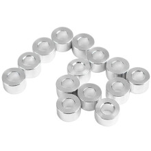 100X Aluminum Column Flat Gasket Bushing 6Mm Aluminum Bushing Aluminum Barrier 3D Printer Accessories for
