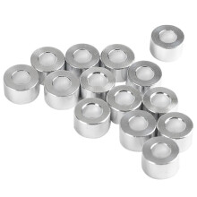 100X Aluminum Colonna Piatta Guarnizione Boccola 6Mm In Alluminio Boccola di Alluminio Barriera Accessori per Stampante 3D per