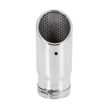 6Pcs for C180 Car Exhaust Muffler Tip Stainless Steel Pipe Chrome Modified Car Rear Tail Throat Liner Accessories