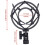 2X Microphone Shock Mount with Microphone Filter Windscreen Suspension Shock Mount Holder Clip 7