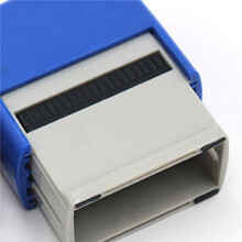 3X Self Inking Stamp Set Benutzerdefinierte Personalisierte DIY Business Name Nummer Adresse Druckstempel mit Pinzette Kit Blau