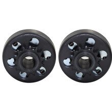 2X Motorradkupplung Radialkupplung 40/41/420 Kettenkupplung 1 Zoll Bohrung 14 Zähne für Go Karts, -Bikes, Trolleys