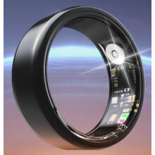Smart Ring with Continuous Health Tracking, Heart Rate and Blood Oxygen Monitor, Waterproof IP68 Design