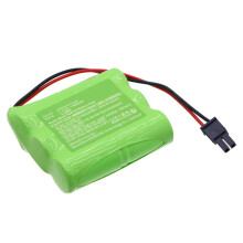 Replacement 7.2V 600mAh NiMH Battery Pack for 6422 Siren Alarm, Long Runtime Power, GP60AAH6YMX Compatible