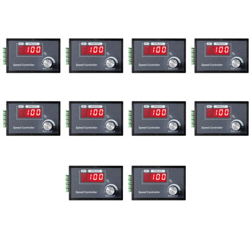 10X PWM  Motor Speed Controller 6-60V 30A with Digital Display & Robust PCB - Perfect for Various Machines