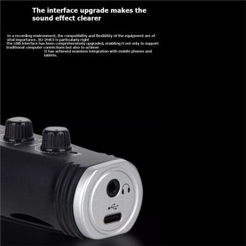 Convertitore USB XLR A Preamplificatore per Microfono USB XU-2 MK3 con Convertitore A/D A 24 Bit