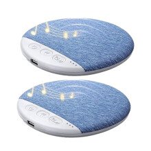 2PCS Under Pillow Sleep Speaker Bluetooth5.4 with Timing White Noise HiFi Stereo Audio UltraThin Under Pillow Soundbar