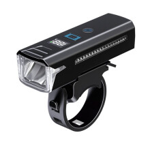 Bike Headlight, Waterproof, Rechargeable Aluminum Alloy Bicycle Lamp White