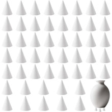 50Pcs Kiln Stilts Support Nails Ceramic Refractory Cone Support Nails Temperature Reusable Pottery Tools for Firing A