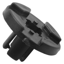 600 Pieces Plastic Parts 8 mm Black Hole Bumper Rivet Clip Closure