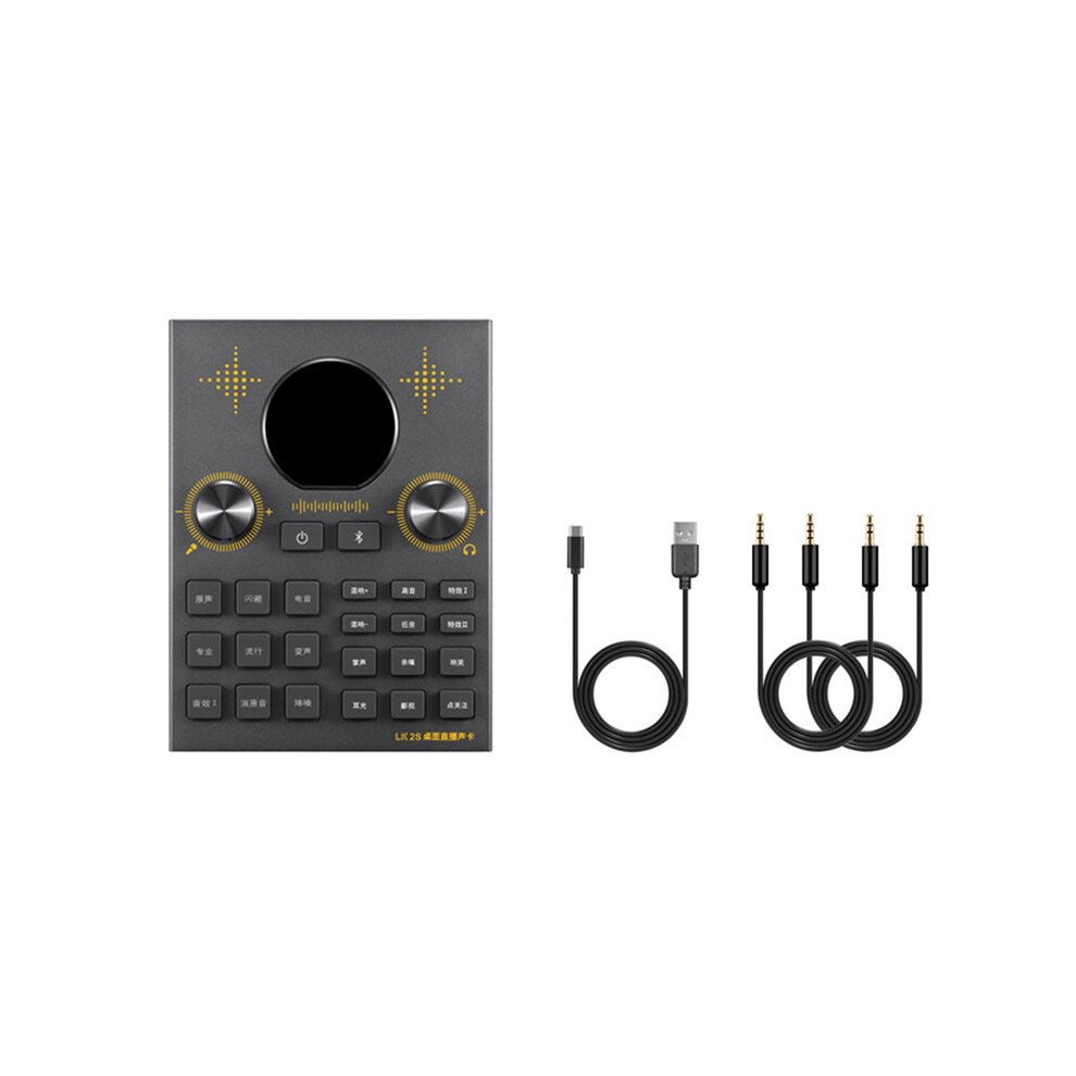 Audio Mixer For Live Streaming,Suitable For Mobile Phones, Computers,And Microphones,With Voice Changer Equipment 4711055636248