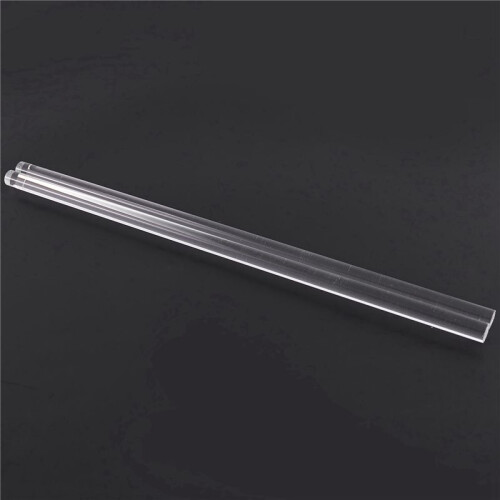 12 Peças 10Mm Transparente Redondo Perspex Barra Acrílica PMMA Haste Extrudada 12 Polegadas Comprimento 2