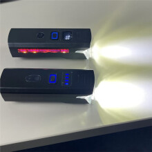 Bike Headlight, Waterproof, Rechargeable Aluminum Alloy Bicycle Lamp