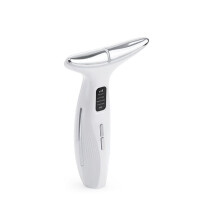 Massageador Facial Antirrugas com 3 Cores para Rosto e Pescoço