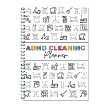 ADHD-Vriendelijke Schoonmaakplanner voor Volwassenen, Vrouwen en Kinderen met een Dagelijks Schema