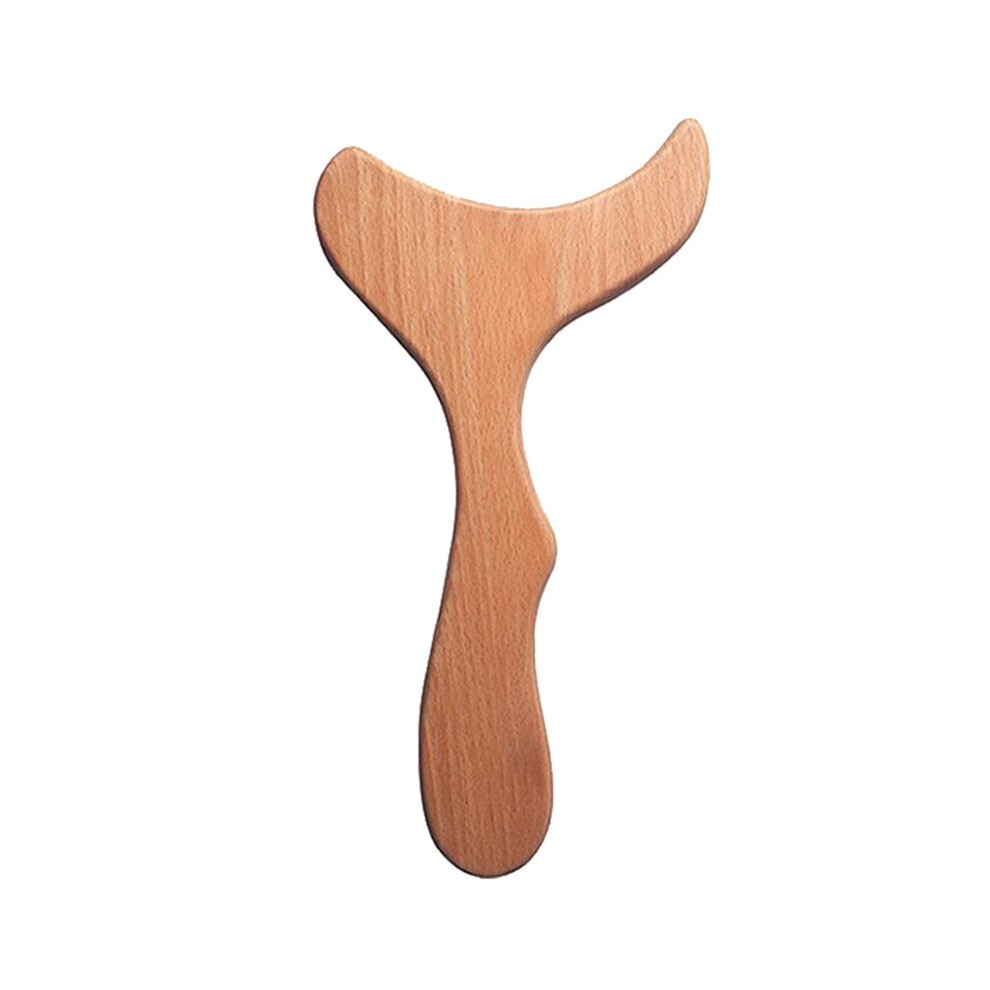 Tlily Wooden Gua Sha Wood Massage Tools,Wooden Lymphatic Drainage Massager, Body Sculpting Tool Paddle,Body Contouring