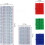 Breadboard Kit 830-Hole Breadboard Power Module 400-Hole Breadboard + 1 Set 65Pcs Flexible Breadboard Jumper Wires 2