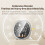 LCD Digital Alarm Clock with Night Light Intelligent Wake  Function Double Alarm Temperature Display for Bedroom Kids 6