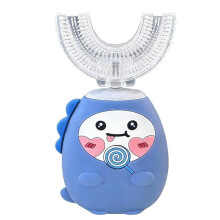 Kids Electric Toothbrush U Shaped, 360 Ultrasonic with 3 Speeds, IPX7 Waterproof, for Ages 2-12 ()